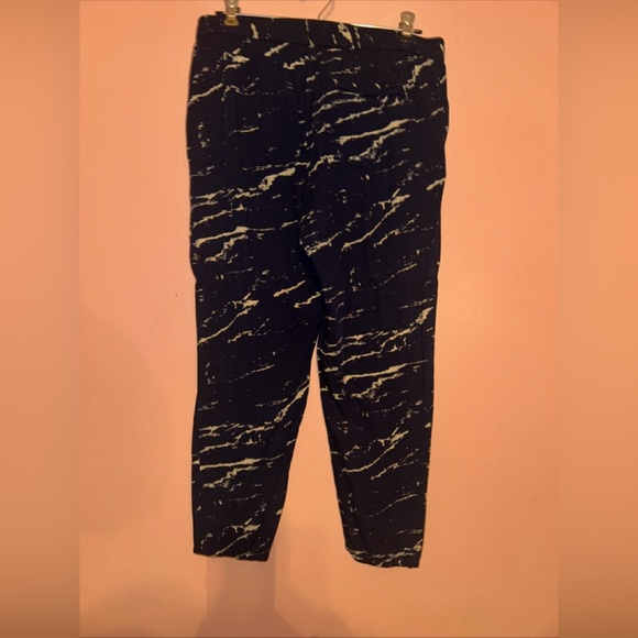 Gap Womens Loungewear Pajama Bottoms Blue Gold Viscose Medium - Picture 8 of 8